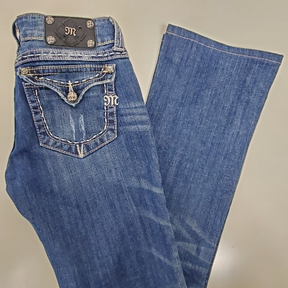 Miss Me boot cut jeans JPW5078-4 size 28 - Picture 11 of 13